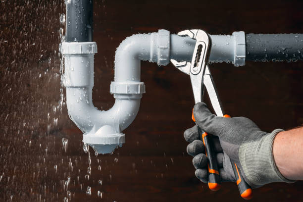 Professional Drain Cleaning technician working in Republic, MI